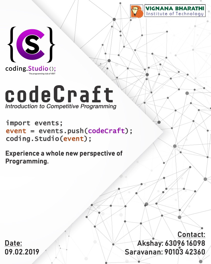 codeCraft by coding.Studio(); VBIT
